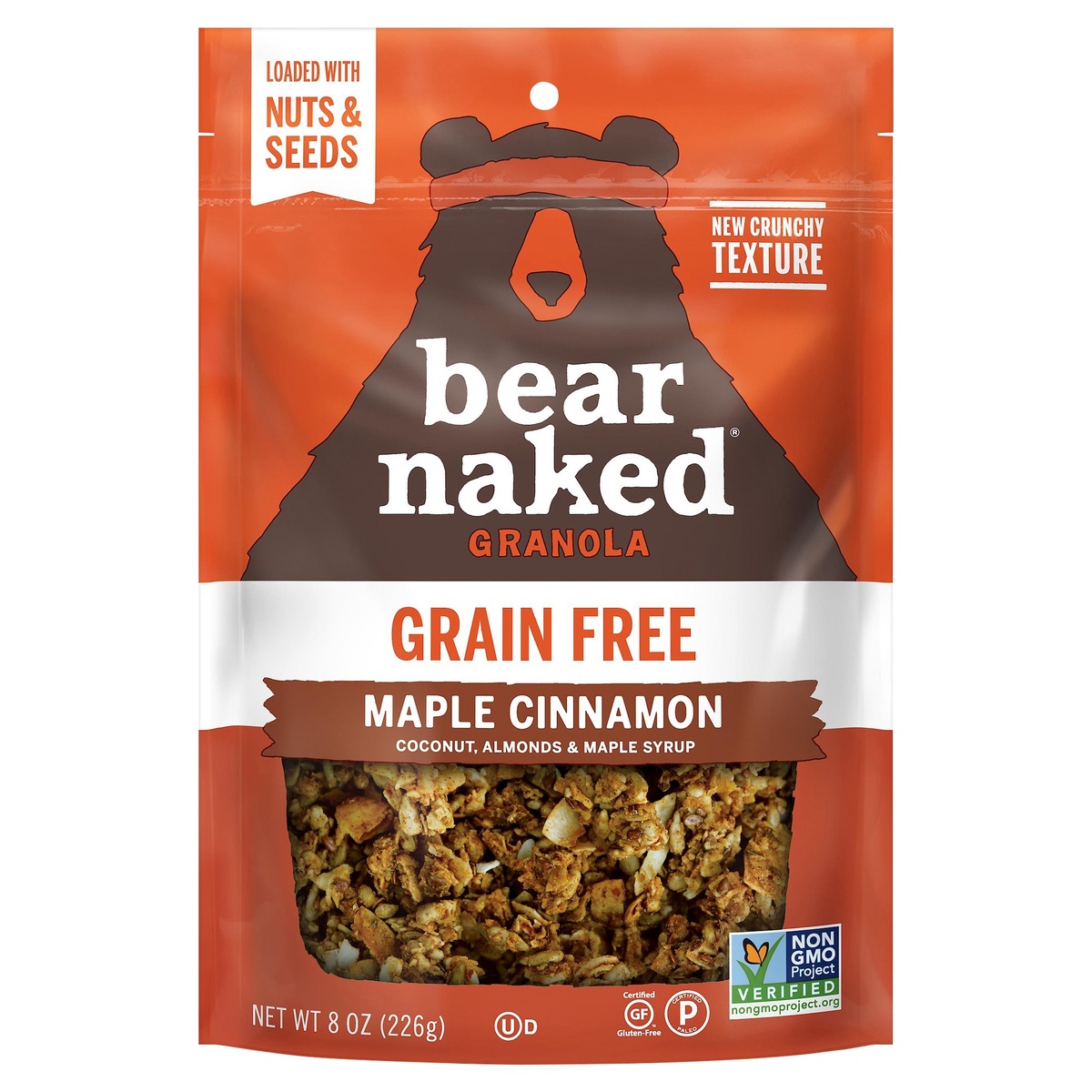 slide 1 of 1, Bear Naked Granola Cereal, Vegan and Gluten Free, Maple Cinnamon, 8 oz