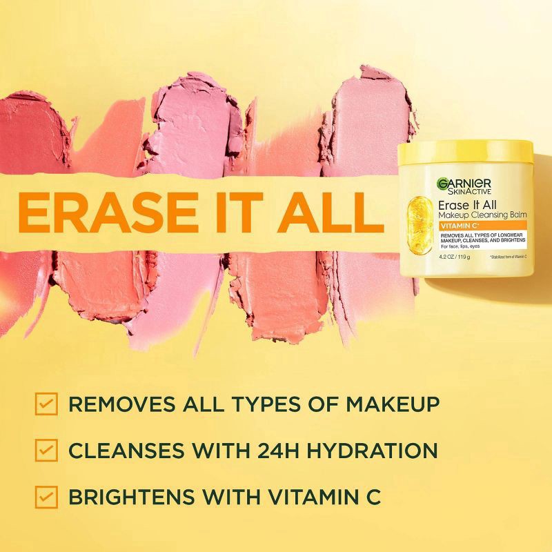 slide 5 of 8, Garnier Makeup Cleansing Balm Vitamin C, 1 ct