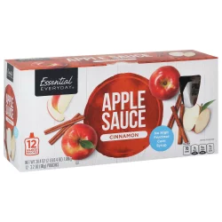 Essential Everyday Apple Sauce, Cinnamon - 38.4 oz