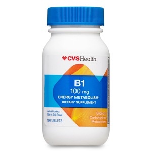 slide 1 of 1, CVS Health Vitamin B1 Tablets, 100 ct; 100 mg