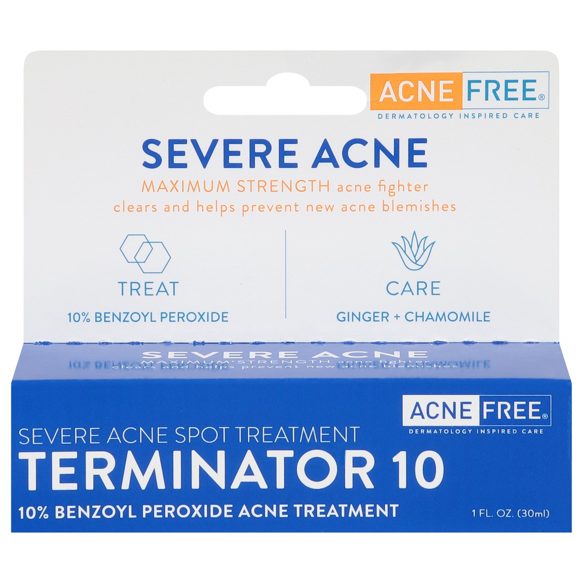 slide 1 of 9, AcneFree Maximum Strength Severe Acne Spot Treatment 1 fl oz, 1 oz