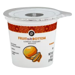 Publix Fruit on the Bottom Lowfat Mango Yogurt
