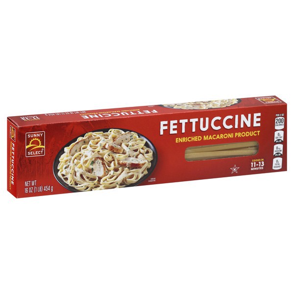 slide 1 of 1, Sunny Select, Fettuccine, 16 oz