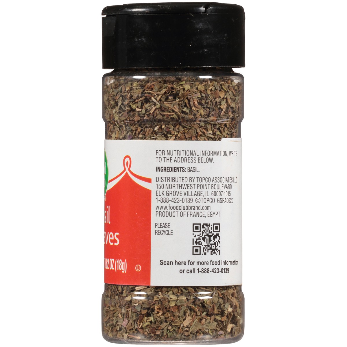 slide 9 of 9, Food Club Basil Leaves 0.62 oz, 0.62 oz