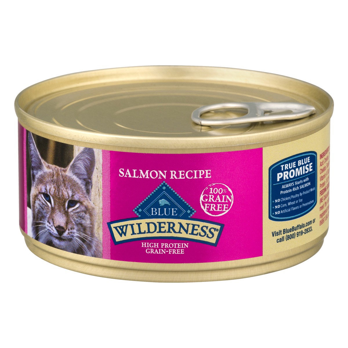 slide 3 of 9, Blue Buffalo Salmon Recipe Cat Food 5.5 oz, 5.5 oz