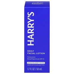 Harry''s Sunscreen Broad Spectrum SPF 15 Daily Facial Lotion 1.7 fl oz
