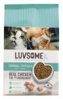 slide 1 of 1, Luvsome Hairball Formula Real Chicken Adult Cat Food, 3.5 lb