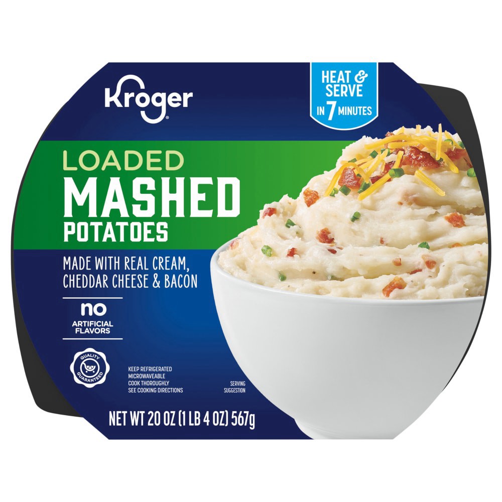 slide 1 of 1, Kroger® Loaded Mashed Potatoes, 20 oz
