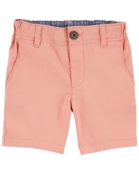 Oshkosh Baby Stretch Chino Short Salmon 24M