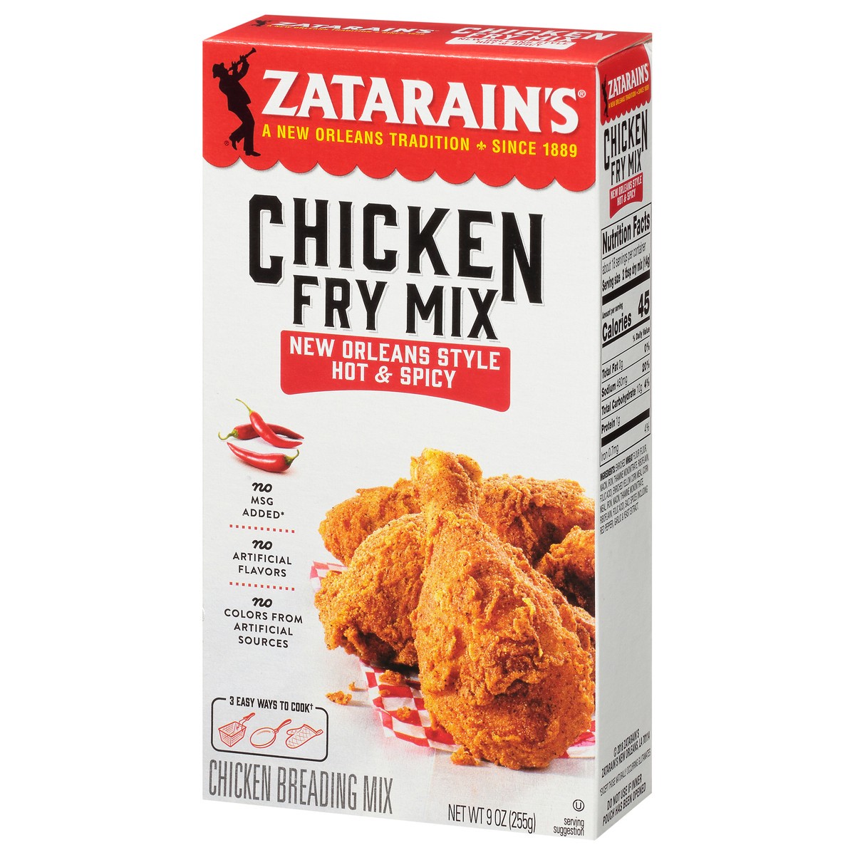 slide 9 of 13, Zatarain's Chicken Fry - Hot & Spicy, 9 oz