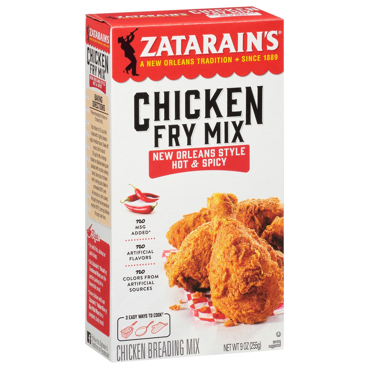 slide 12 of 13, Zatarain's Chicken Fry - Hot & Spicy, 9 oz