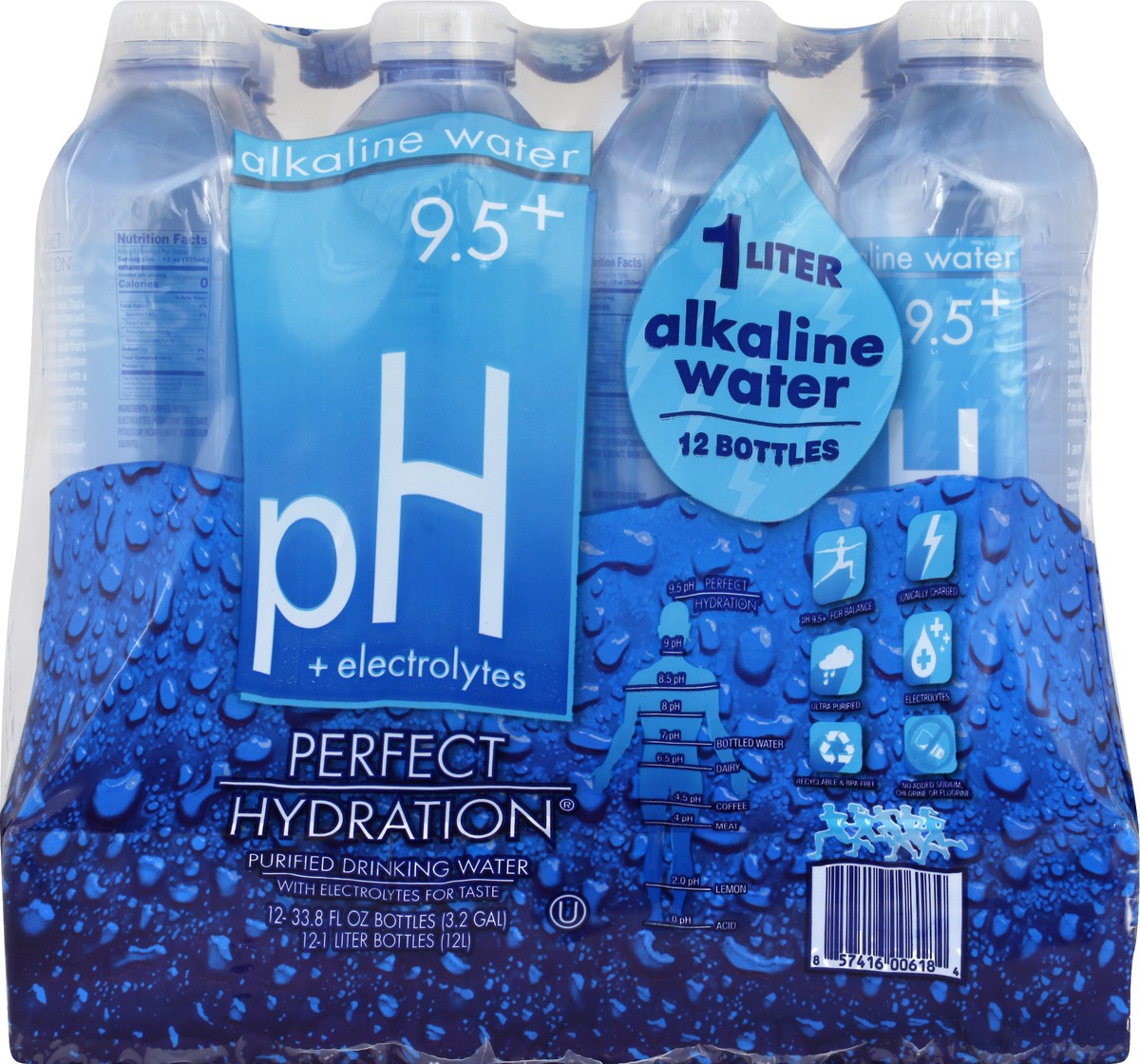 slide 8 of 10, Perfect Hydration Alkaline Water - 1 liter, 1 liter