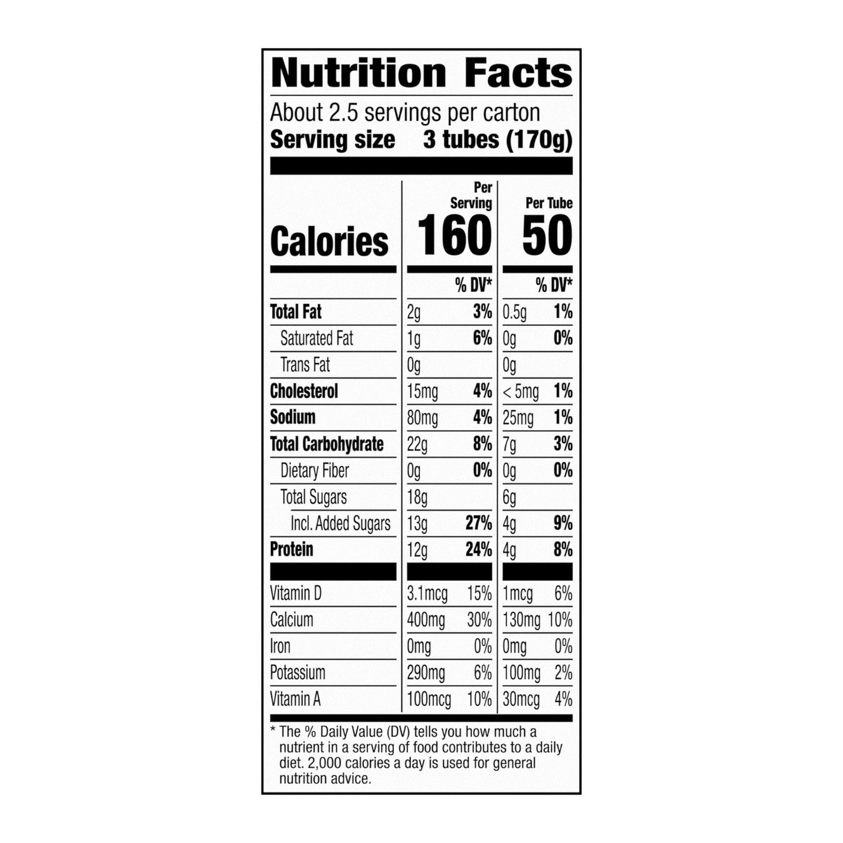 slide 15 of 15, Go-Gurt Protein Strawberry Yogurt Tubes, 8-2 Oz Tubes, 16 oz