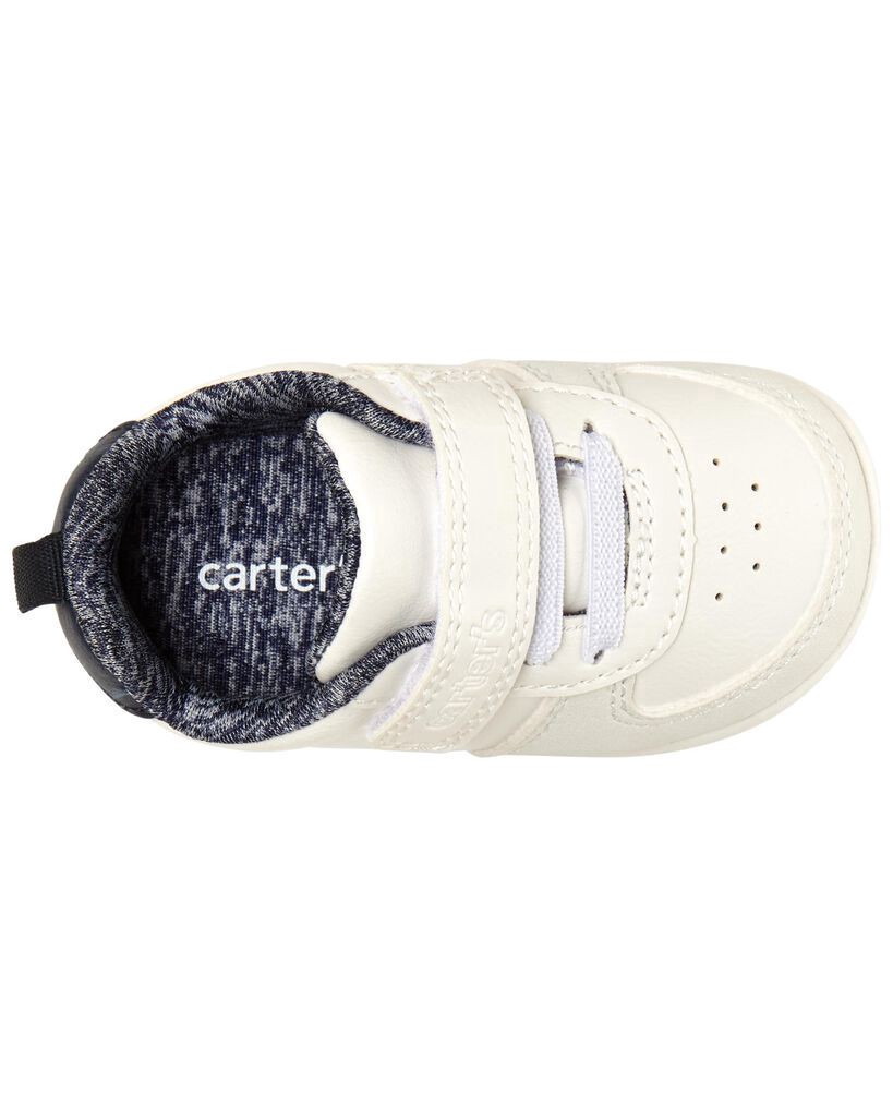slide 2 of 5, Carter's Carters Baby Every Step Sneakers White 3.5, 1 ct