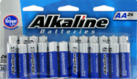slide 1 of 1, Kroger AA Alkaline Batteries, 24 ct