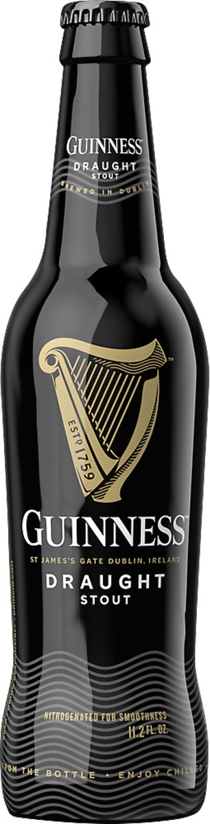 slide 1 of 1, Guinness Draught Stout Single Bottle, 12 oz