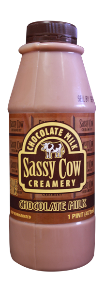 slide 1 of 1, Sassy Cow Creamery Chocolate Milk, 1 pint