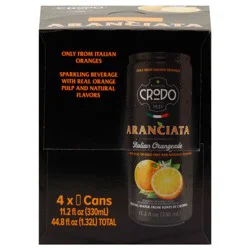 Crodo 4 Pack Aranciata Italian Orangeade - 4 ea