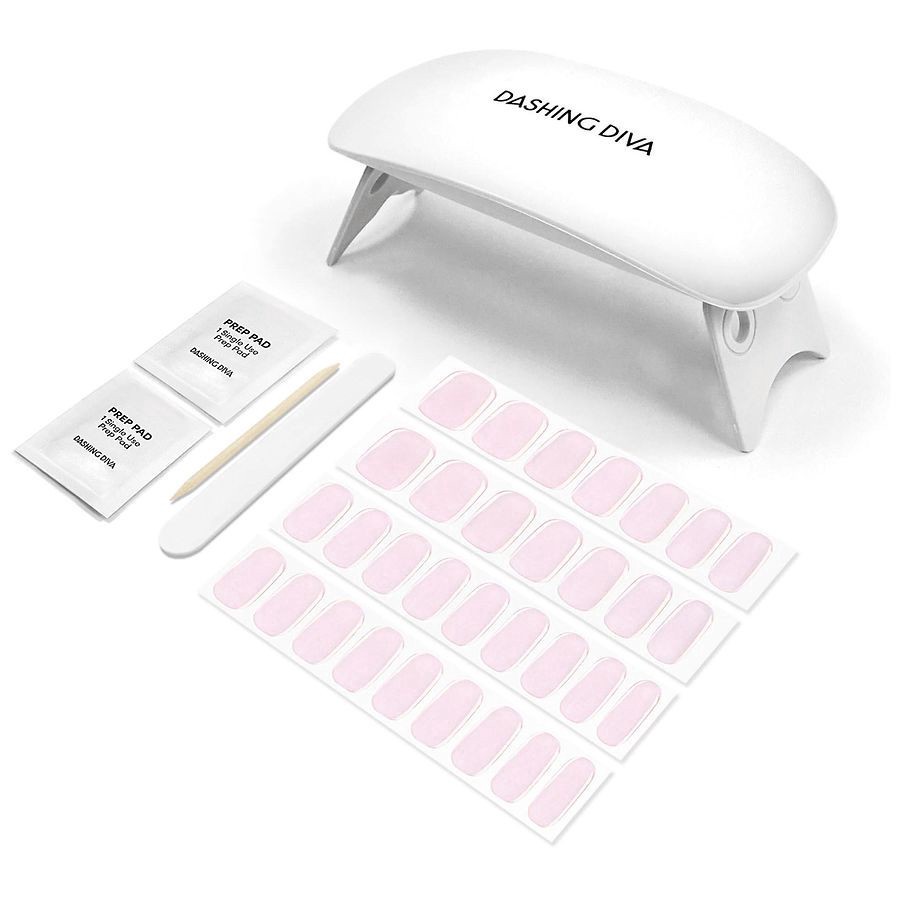 slide 4 of 4, Dashing Diva Glaze Gel Nail Strips Starter Kit, 1 ct