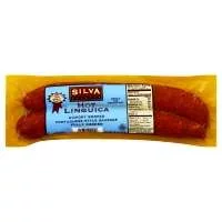 Silva Sausage Linguica Hot Hickory Smoked