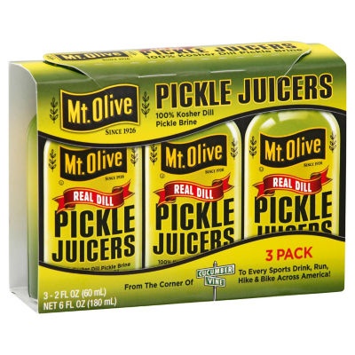 slide 1 of 1, Mt. Olive Pickle Juicers, 3 ct; 2 fl oz