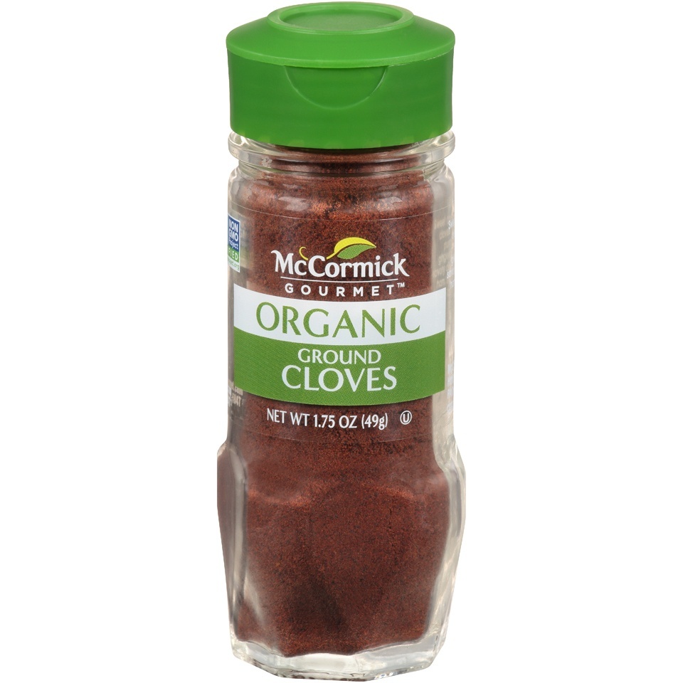 slide 1 of 4, McCormick Gourmet Organic Ground Cloves, 1.75 oz