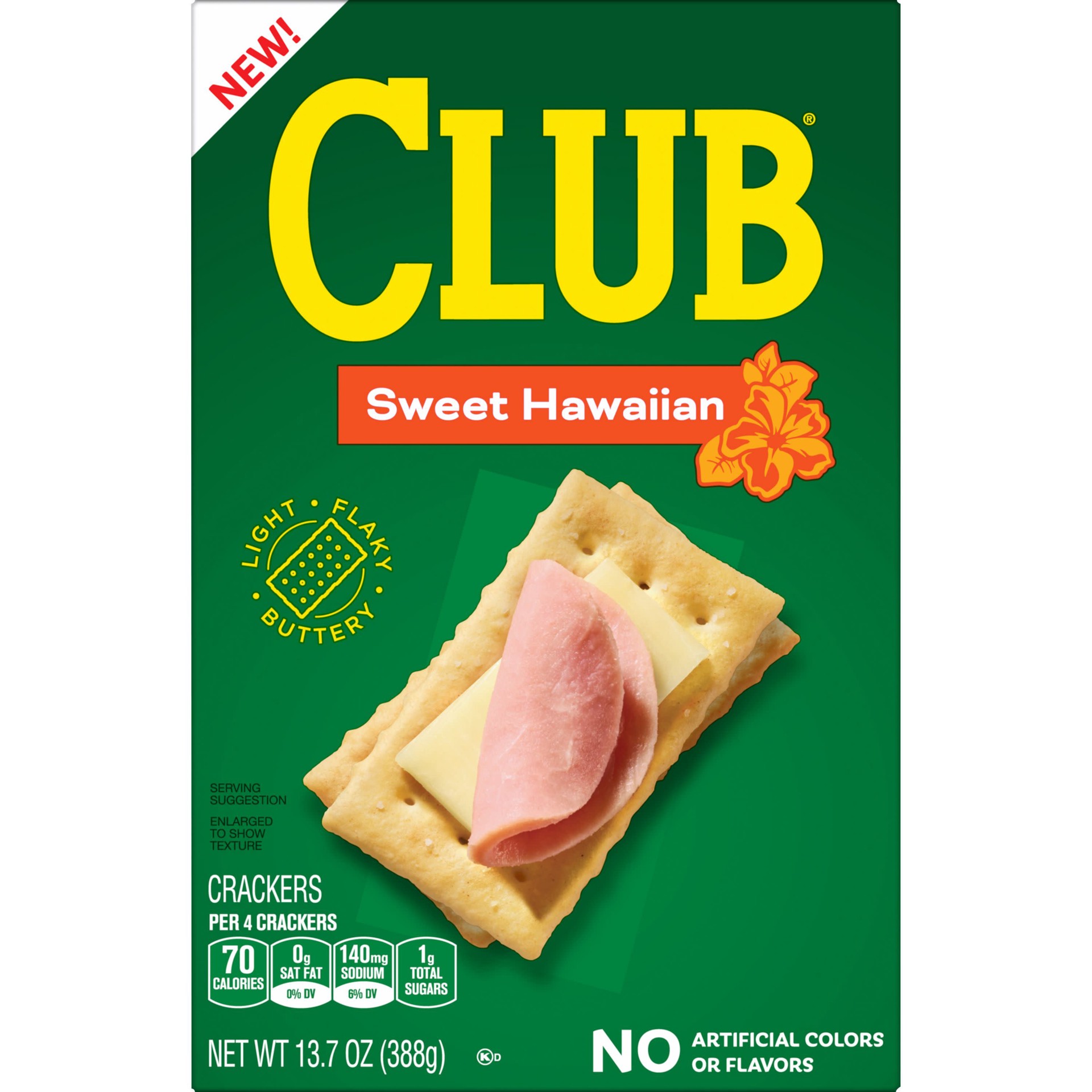 slide 5 of 7, Club Crackers Sweet Hawaiian 13.7oz - 13.7 OZ, 13.7 oz