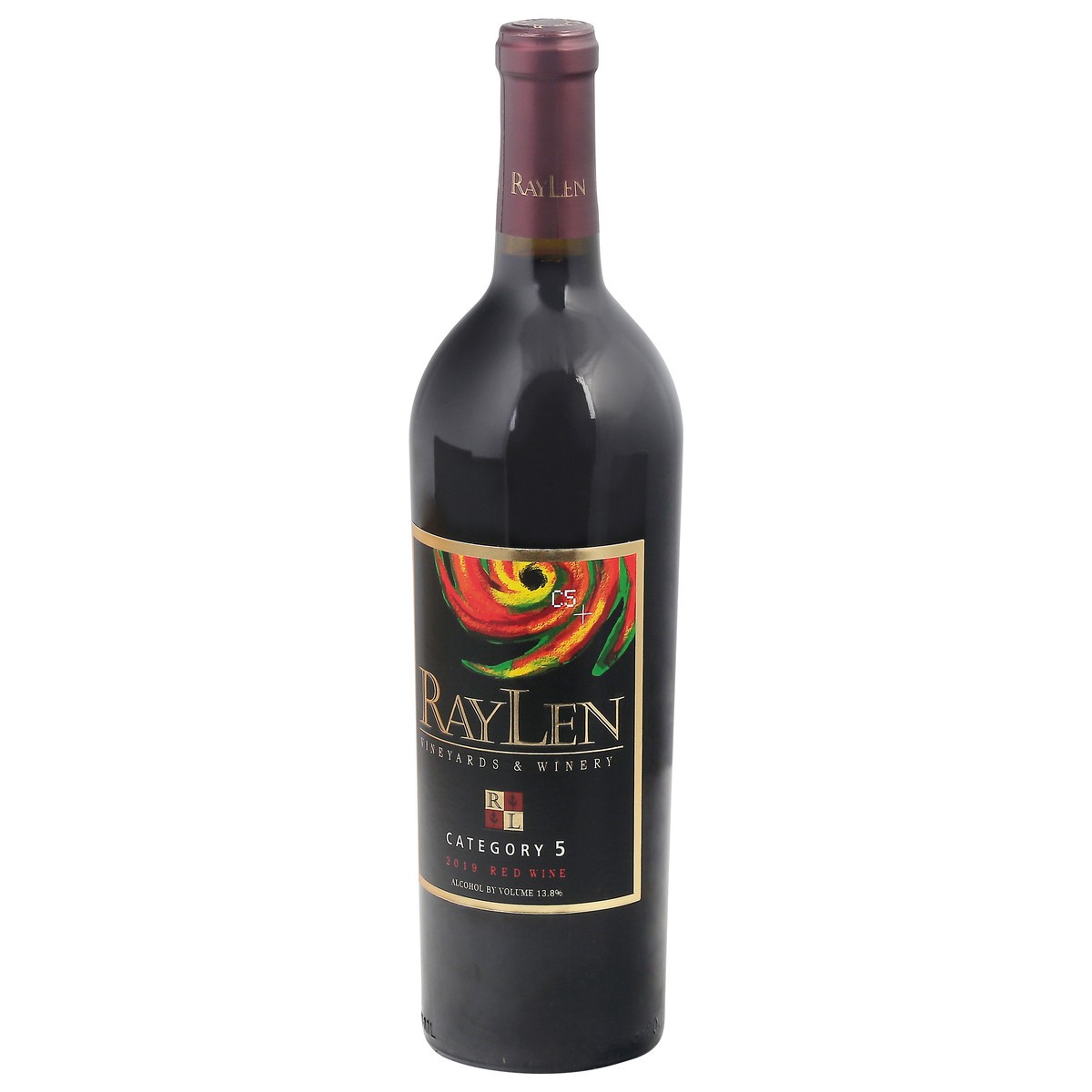 slide 9 of 11, RayLen Category 5 Red Wine 750 ml, 750 ml