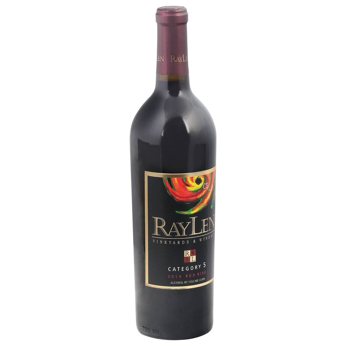 slide 8 of 11, RayLen Category 5 Red Wine 750 ml, 750 ml