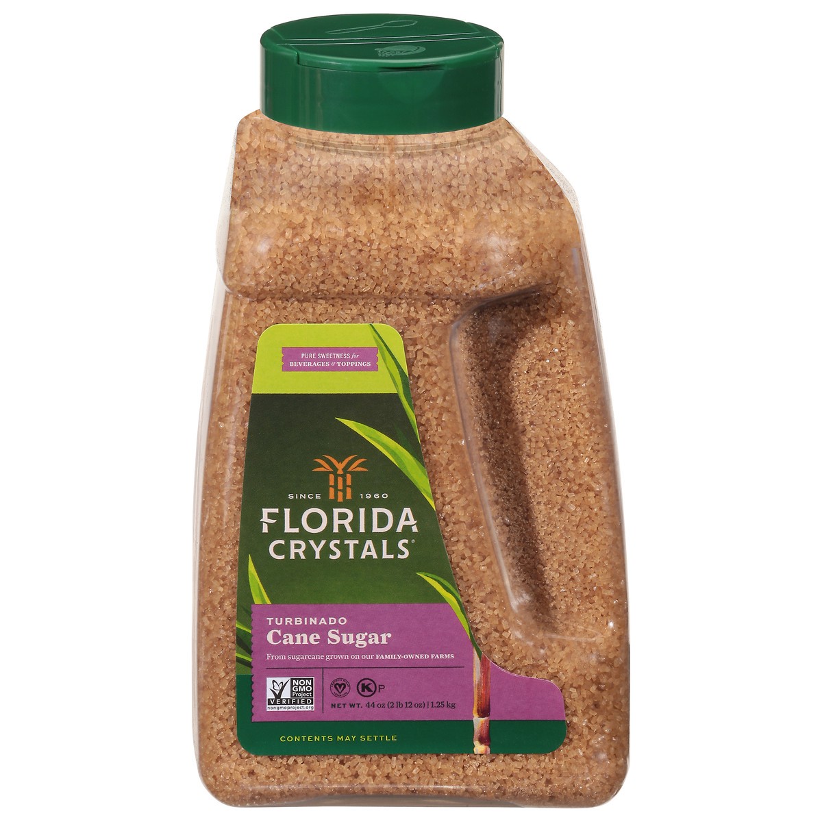 slide 5 of 12, Florida Crystals Turbinado Cane Sugar, 44 oz