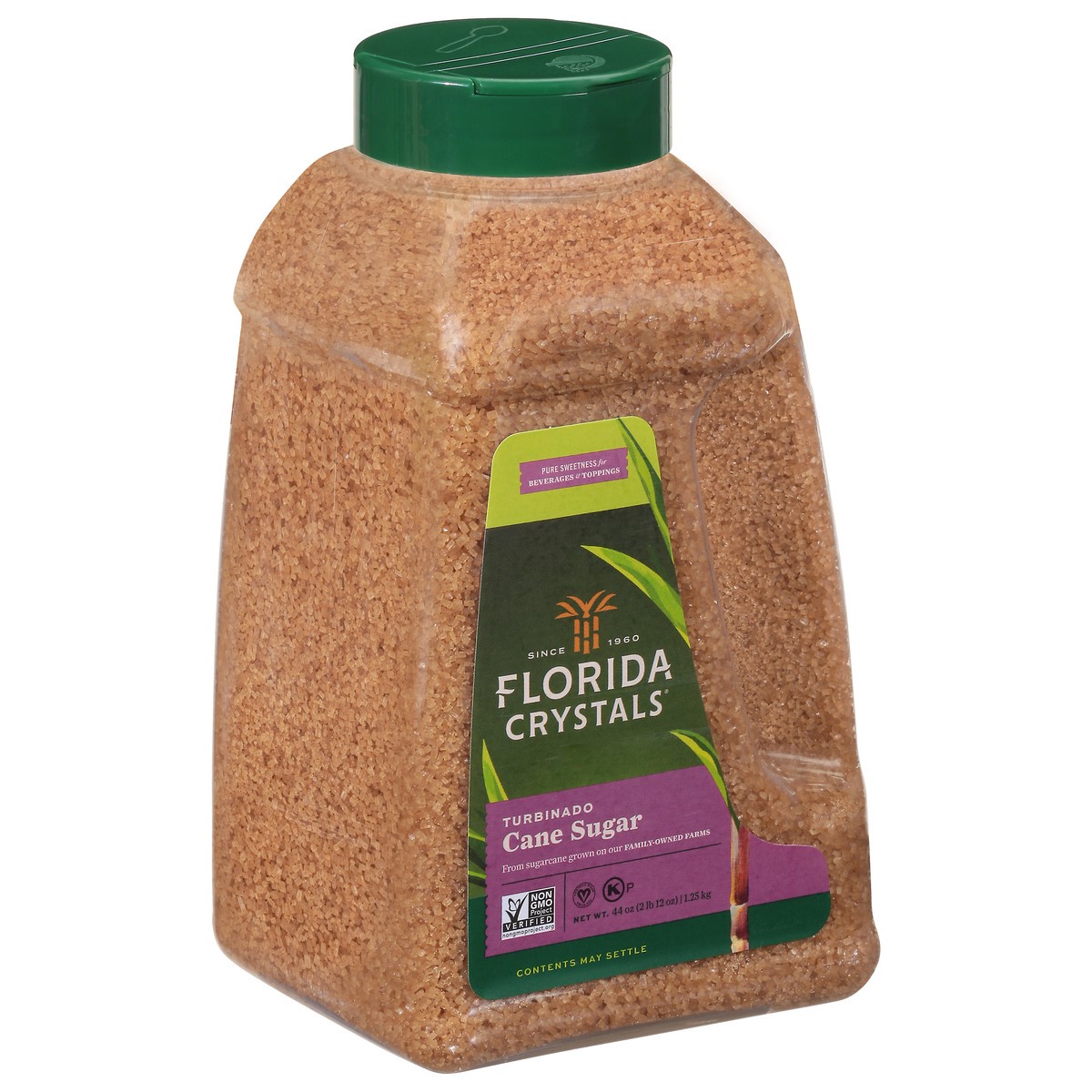 slide 7 of 12, Florida Crystals Turbinado Cane Sugar, 44 oz