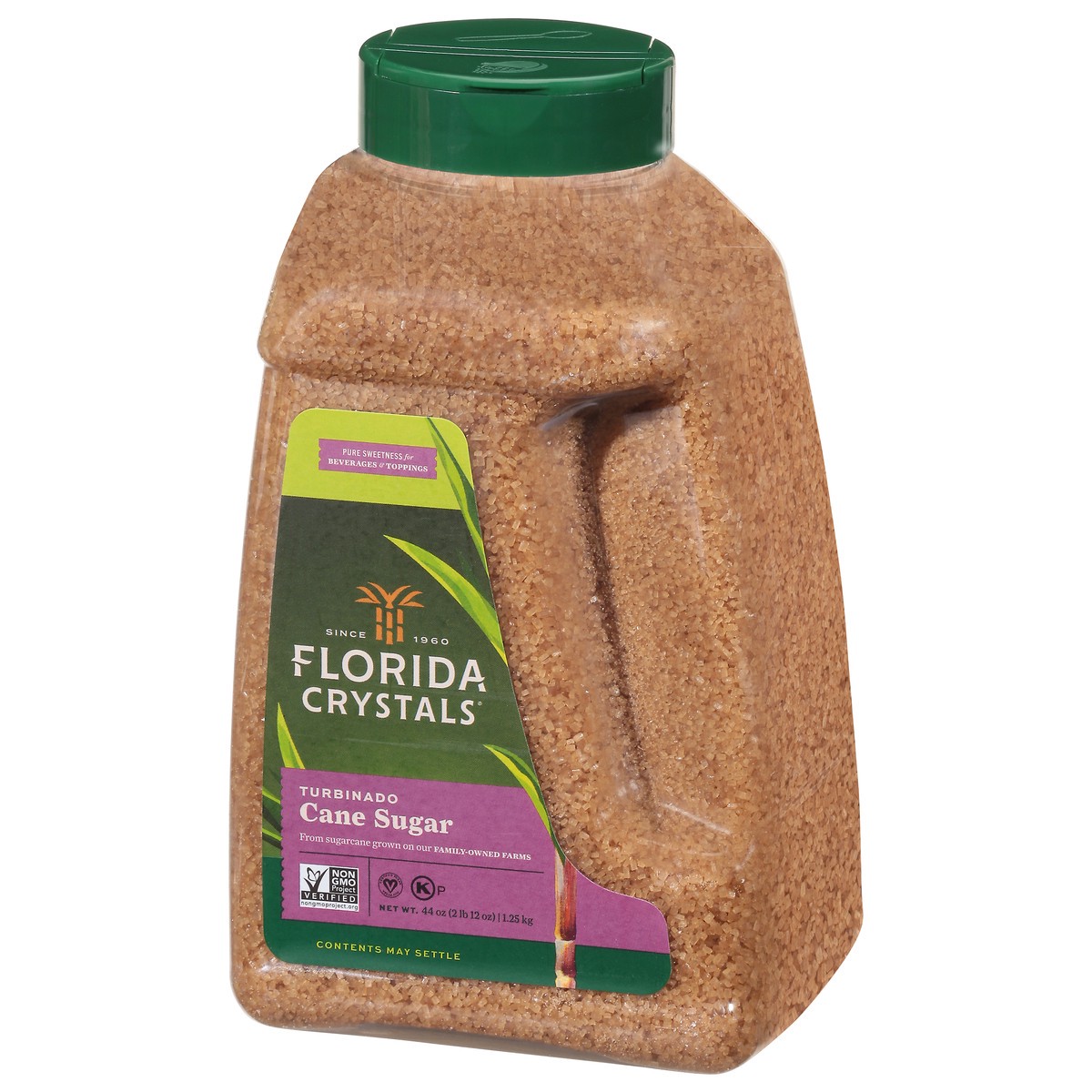 slide 9 of 12, Florida Crystals Turbinado Cane Sugar, 44 oz