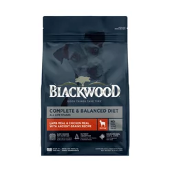 Blackwood Dry Dog Food Complete & Balanced Diet, All Life Stages Lamb Meal & Chicken Meal with Ancient Grains Recipe