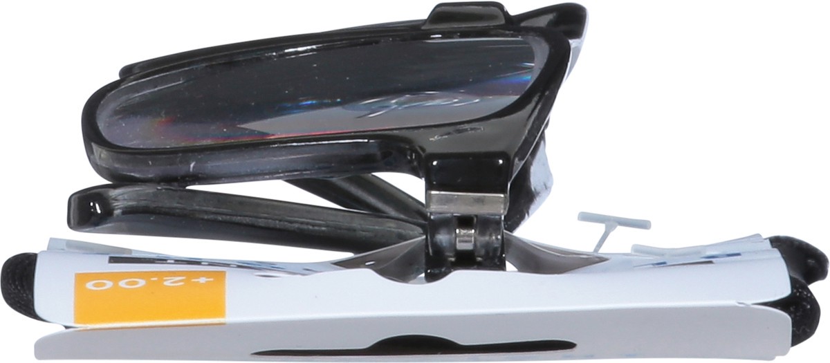 slide 11 of 11, Foster Grant +2.00 Payton BLK BLAF Blue Light Readers 1 ea, 1 ct