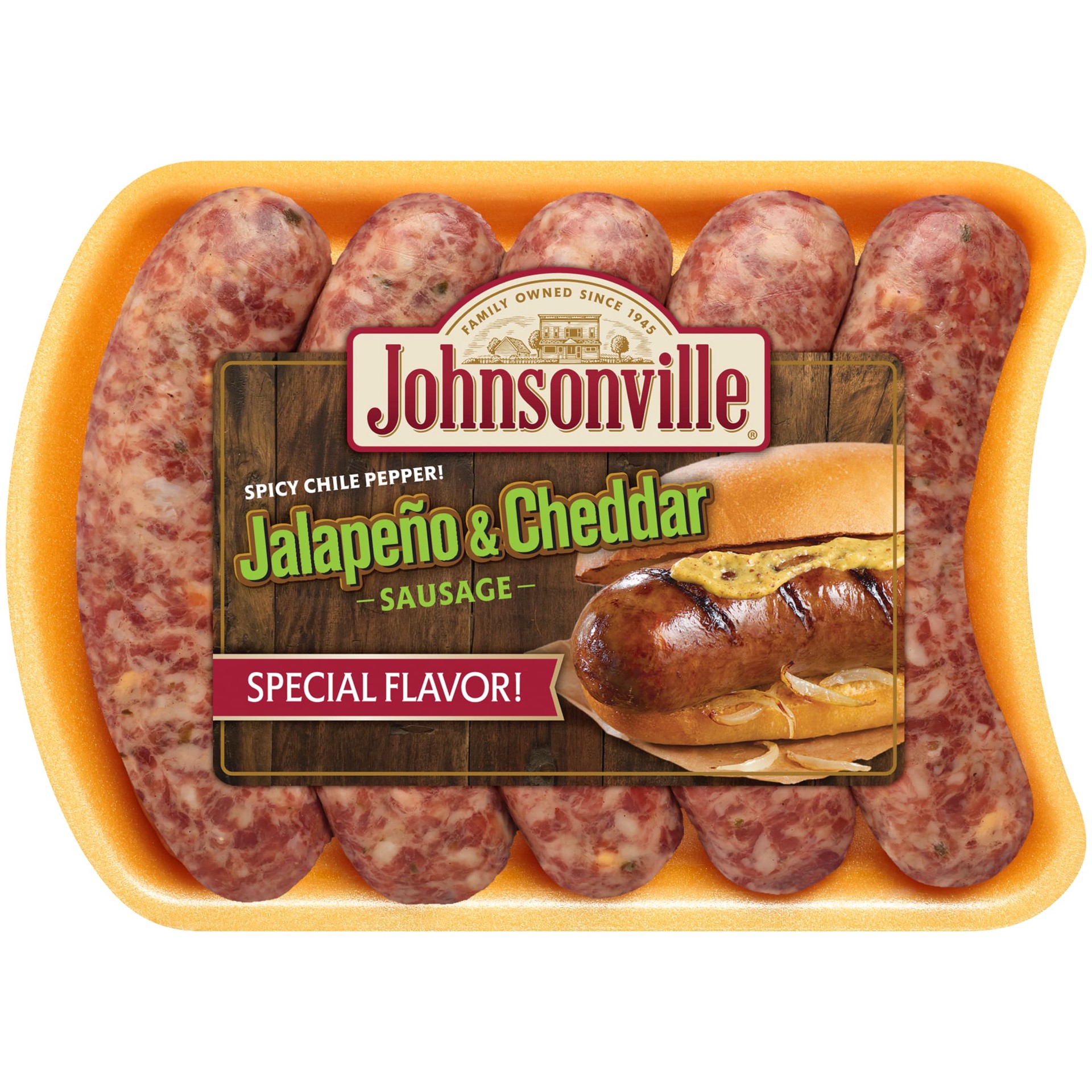 slide 1 of 10, Johnsonville Johsonville Jalapeno and Cheddar Sausage, 5 Count, 19 oz, 19 oz