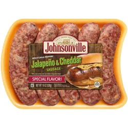 Johnsonville Johsonville Jalapeno and Cheddar Sausage, 5 Count, 19 oz