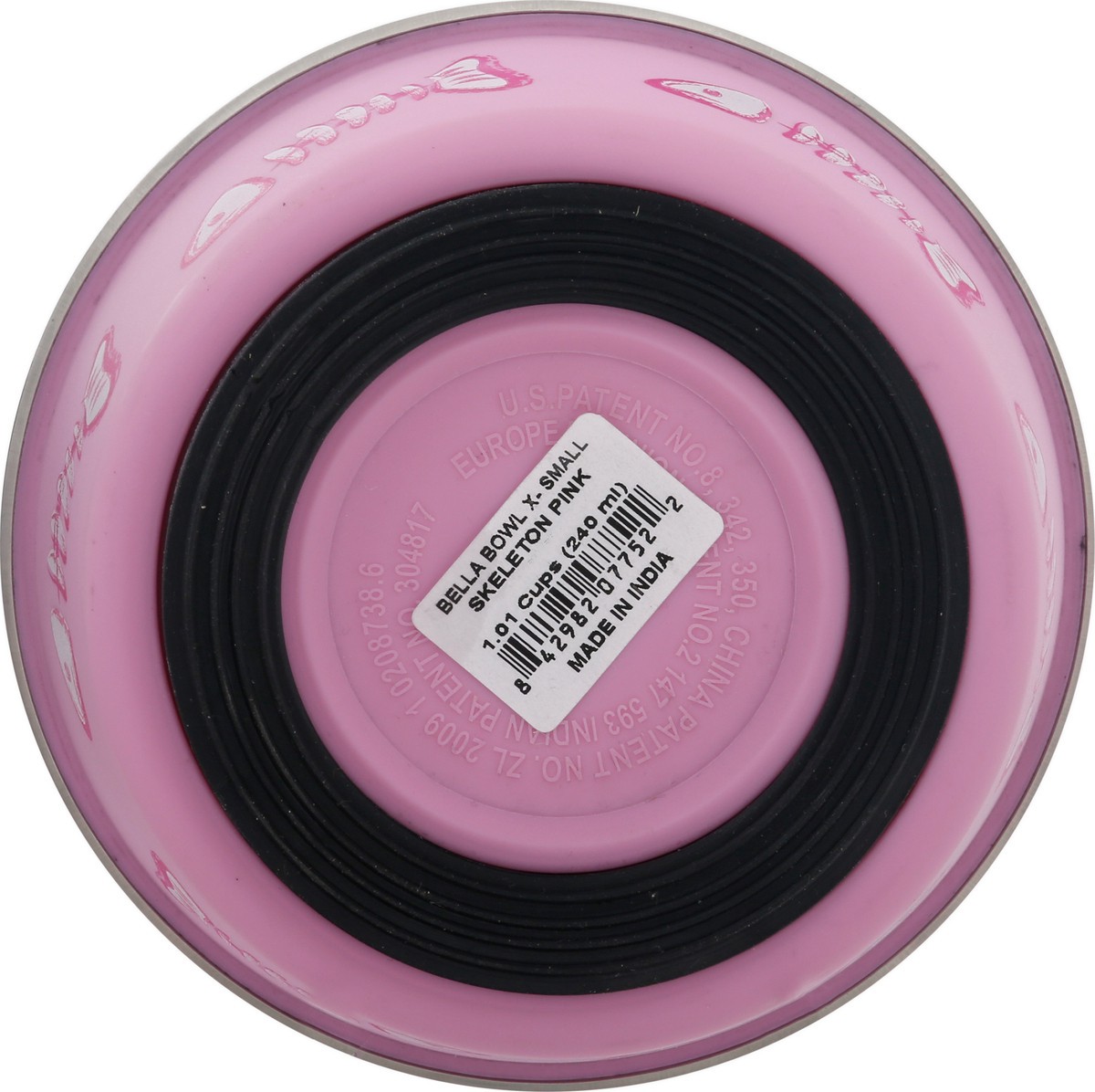 slide 2 of 9, Bella Bowls Skeleton Pink X-Small Bowl 1 ea, 1 ct