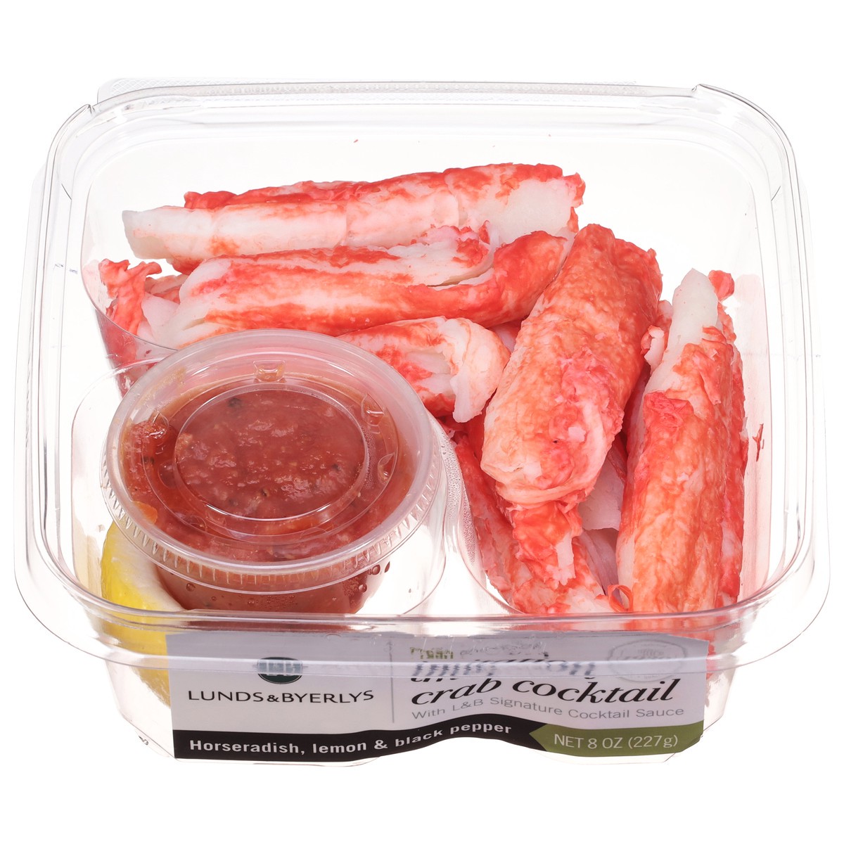 slide 2 of 4, Lunds & Byerlys Imitation Crab Cocktail with L&B Signature Cocktail Sauce 8 oz, 8 oz