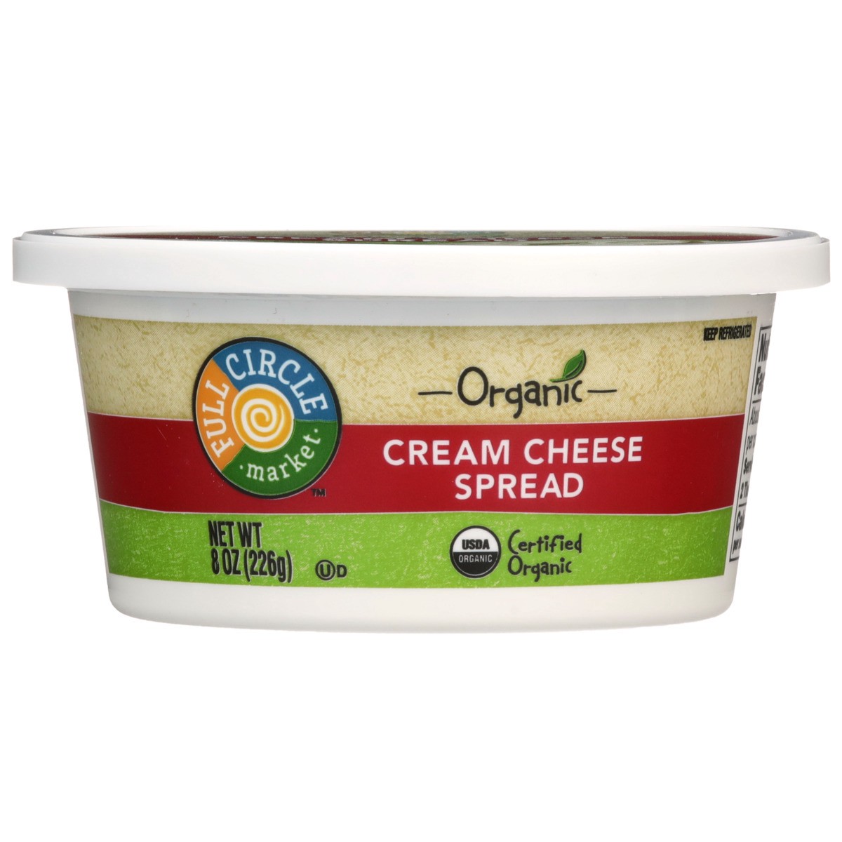 slide 3 of 9, Full Circle Market Cream Cheese Spread, 8 oz