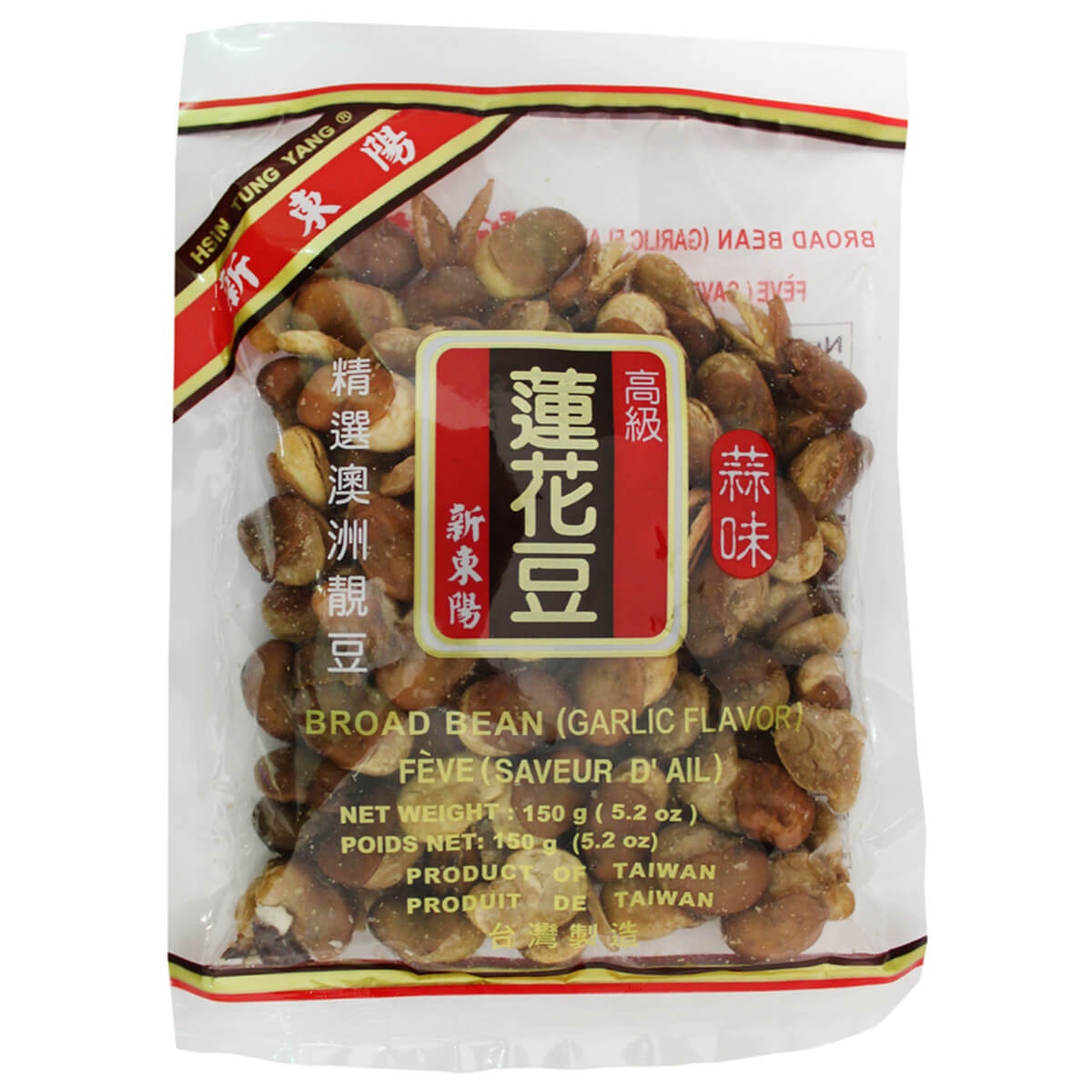 slide 1 of 1, Hsin Tung Yang Fried Board Bean-garlic Flavor, 150 gram