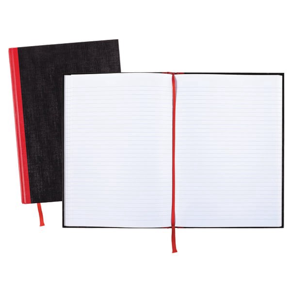 slide 4 of 10, Black n' Red 8-1/4 x 11-3/4 Casebound Notebook, Ruled- White Per Pad), 96 ct; 1 3/4 in x 8 1/4 in