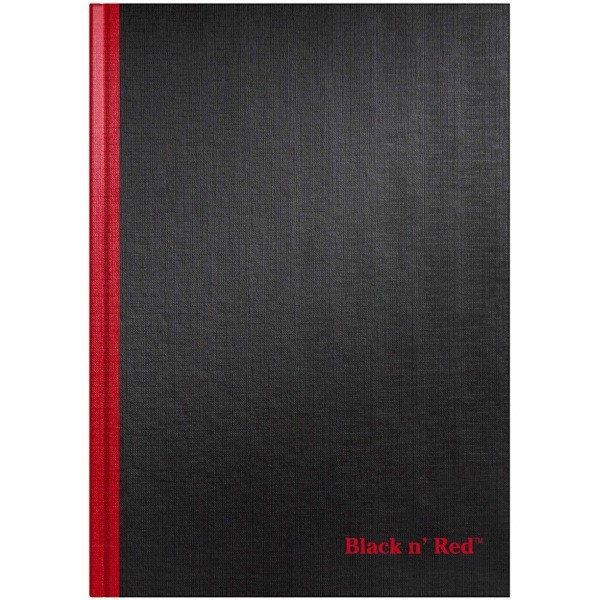 slide 8 of 10, Black n' Red 8-1/4 x 11-3/4 Casebound Notebook, Ruled- White Per Pad), 96 ct; 1 3/4 in x 8 1/4 in