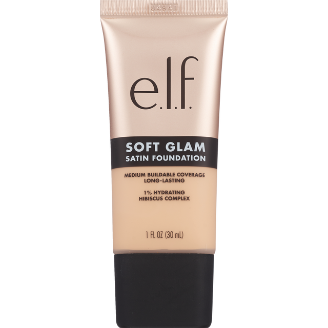 slide 1 of 1, ELF E.L.F. Cosmetics Soft Glam Satin Foundation, 20 Light Cool, 1 oz