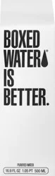 Boxed Water is Better Purified Water 16.9 oz