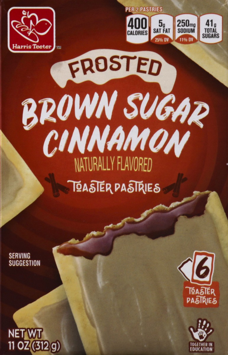 slide 7 of 10, Harris Teeter Frosted Brown Sugar Cinnamon Toaster Pastries, 11 oz