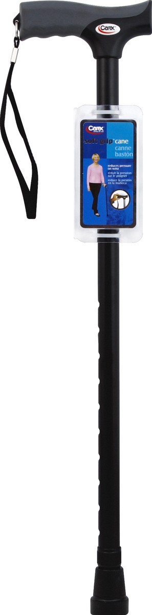 slide 2 of 2, Carex Soft Grip Cane- Black #A520-00, 1 ct