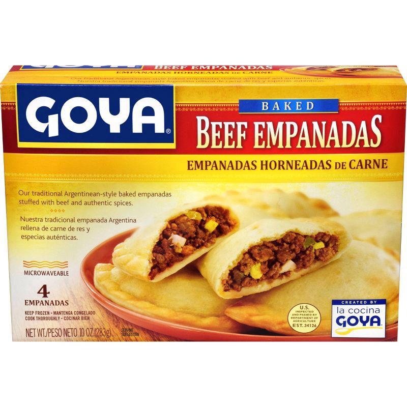 slide 1 of 2, Goya Baked Beef Empanada 10 Oz, 10 oz