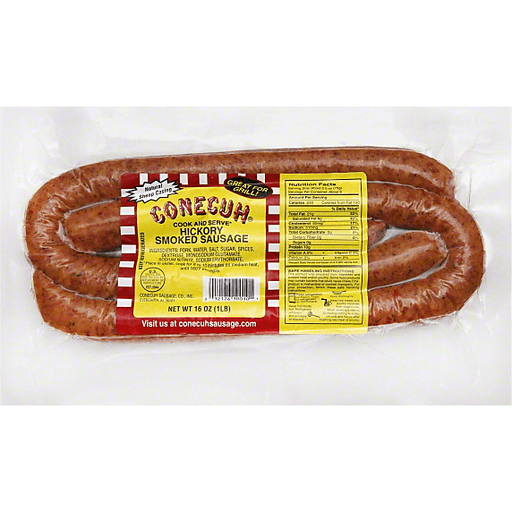 slide 2 of 2, Conecuh Hickory Smoked Sausage, 16 oz