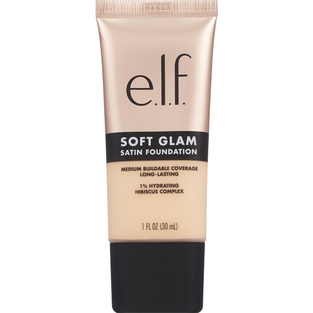 slide 1 of 1, ELF E.L.F. Cosmetics Soft Glam Satin Foundation, 13 Fair Neutral, 1 oz