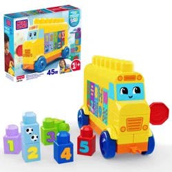 MEGA BLOKS Build & Count Bus Building Set